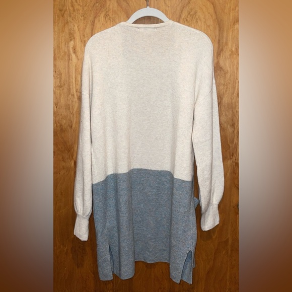 Madewell Long Open Front Cardigan Sweater Alpaca Wool Blend - Picture 2 of 5